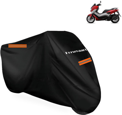 Horseyaart Waterproof Two Wheeler Cover for Yamaha(NMax 155 BS6, Black)