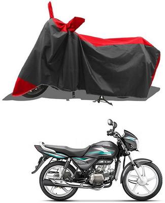 PAGORA Waterproof Two Wheeler Cover for Hero(Splendor PRO, Red, Black)