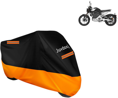 Juvdoxj Waterproof Two Wheeler Cover for Revolt(RV Cafe Racer, Orange)