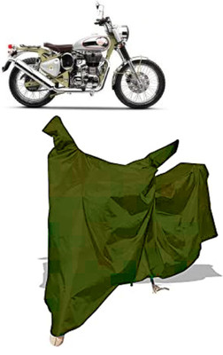 Amexride Two Wheeler Cover for Royal Enfield(Bullet Trials 500, Maroon)
