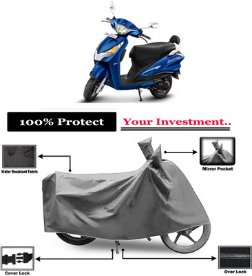 Amexride Two Wheeler Cover for Hero(MotoCorp Destini 125, Grey)