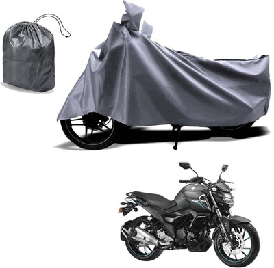 Autoinnovation Waterproof Two Wheeler Cover for Yamaha(FZ-S Fi Version 3.0, Grey)