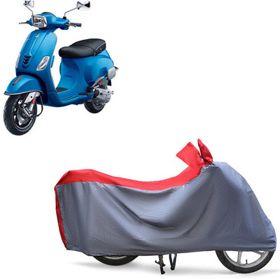 EGAL Waterproof Two Wheeler Cover for Piaggio(BS6, Red)