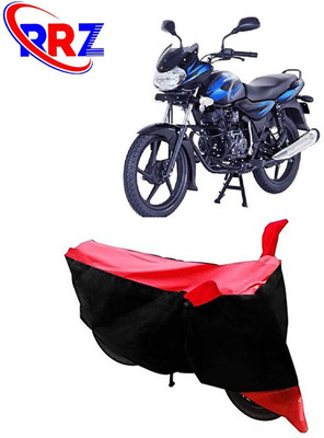 RRZ Waterproof Two Wheeler Cover for Bajaj(Discover 110, Black, Red)