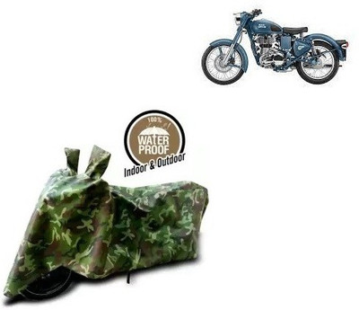 LIFELEX Waterproof Two Wheeler Cover for Royal Enfield(Classic Squadron BS6, Multicolor)