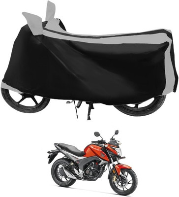 Euro Care Waterproof Two Wheeler Cover for Honda(CB Hornet 160, Silver)