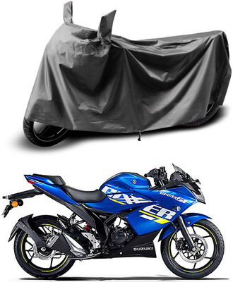 Gali Bazar Waterproof Two Wheeler Cover for Suzuki(Grey)