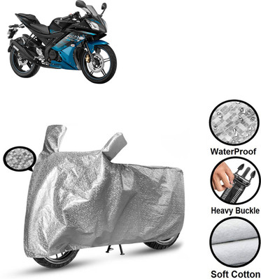 CODOKI Waterproof Two Wheeler Cover for Yamaha(YZF R15 Ver 2.0, Silver)