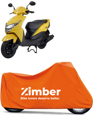 APNEK Two Wheeler Cover for Honda(Dio, Orange)