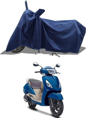 KEDIT Two Wheeler Cover for TVS(Blue)