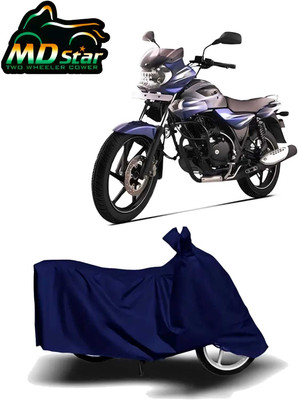 Mdstar Waterproof Two Wheeler Cover for Bajaj(Discover 135, Black)