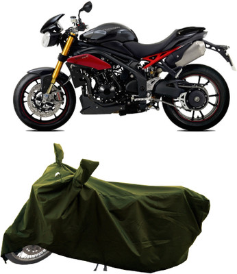 GROFATIK Two Wheeler Cover for Triumph(Speed Triple ABS, Green)