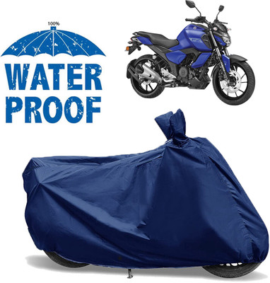 AutoGalaxy Waterproof Two Wheeler Cover for Yamaha(FZ-Fi Version 3.0, Blue)