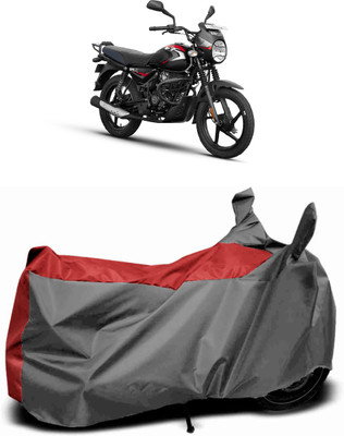 RM Collections Waterproof Two Wheeler Cover for Bajaj(CT100, Red, Grey)