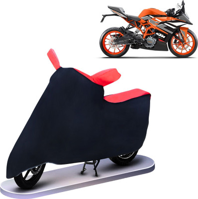 vyas Two Wheeler Cover for KTM(RC 200, Red, Black)