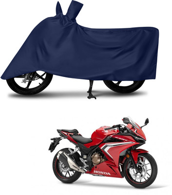 MMSSTAR Waterproof Two Wheeler Cover for Honda(CBR500R, Blue)