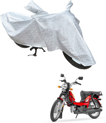 Motodreka Waterproof Two Wheeler Cover for TVS(Victor Premium, Silver)
