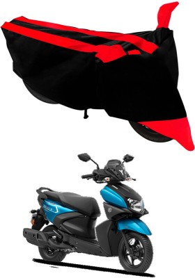 Ascension Two Wheeler Cover for Yamaha(Ray-ZR 125FI, Black, Red)