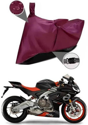 SK AUTO Waterproof Two Wheeler Cover for Aprilia(RS 660, Maroon)