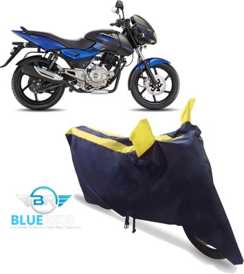 BLUERIDE Two Wheeler Cover for Bajaj(Pulsar 150, Yellow)