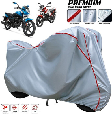 xodi Waterproof Two Wheeler Cover for Hero(Splendor I Smart, Black, Blue, Multicolor)
