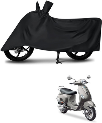 KEDIT Two Wheeler Cover for Vespa(VXL 125 BS6, Black)