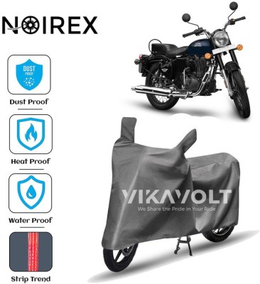 NOIREX Two Wheeler Cover for Royal Enfield(Bullet Electra Twinspark, Grey)