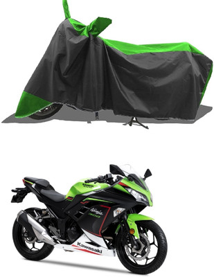 DeepShakshi AUTOMOTIVE Waterproof Two Wheeler Cover for Kawasaki(Ninja, Green)