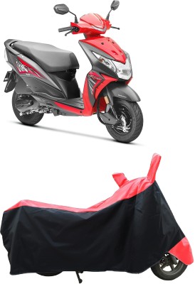 Coxtor Two Wheeler Cover for Honda(Dio, Red)