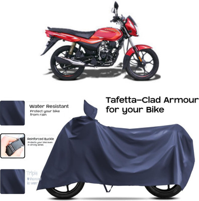 HWSXQAE Two Wheeler Cover for Bajaj(Platina 100 DTS-i, Blue)