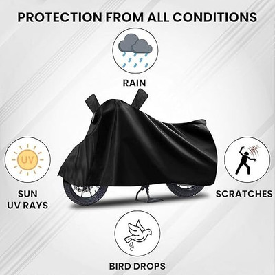 DRIZE Two Wheeler Cover for Bajaj(Avenger 220 DTS-i, Black)