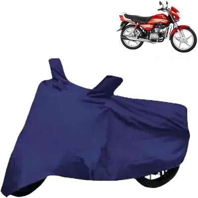 DeepShakshi AUTOMOTIVE Waterproof Two Wheeler Cover for Hero(HF Deluxe, Blue)
