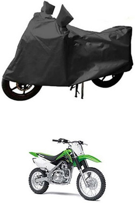 THE REAL ARV Waterproof Two Wheeler Cover for Kawasaki(Grey)