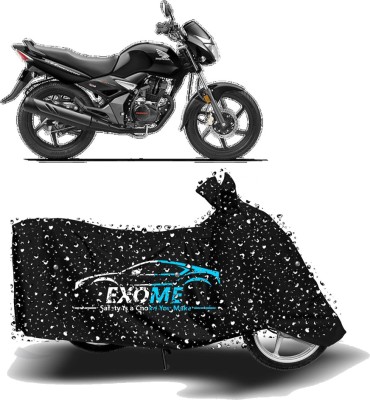 EXOME Two Wheeler Cover for Honda(CB Unicorn 150, Black)