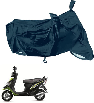 RiderShine Waterproof Two Wheeler Cover for TVS(Scooty Streak, Black)