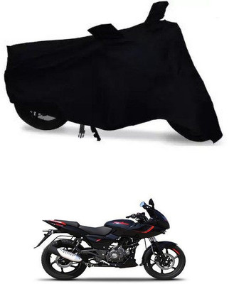 DeepShakshi AUTOMOTIVE Waterproof Two Wheeler Cover for Bajaj(Pulsar 180F, Black)