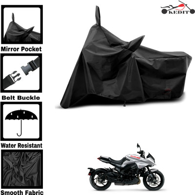 KEDIT Two Wheeler Cover for Suzuki(Katana, Black)