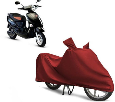 KEDIT Two Wheeler Cover for Hero(Electric Photon, Maroon)