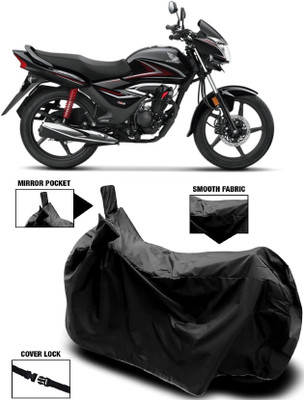Mdstar Waterproof Two Wheeler Cover for Honda(CB Shine, Black)