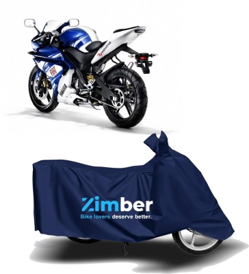 ZIMBER Two Wheeler Cover for Yamaha(YZF R15 V3.0, Blue)