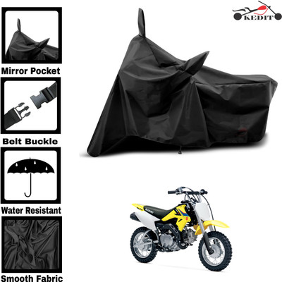 AASHTIK MART Two Wheeler Cover for Suzuki(DR-Z50, Black)