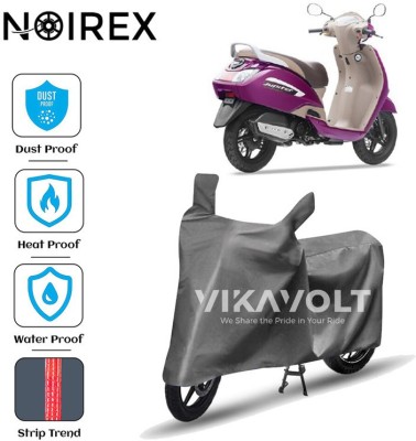 NOIREX Two Wheeler Cover for TVS(Jupiter, Grey)