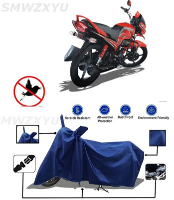 smwzxyu Waterproof Two Wheeler Cover for Hero(Passion Pro, Clear, Blue)