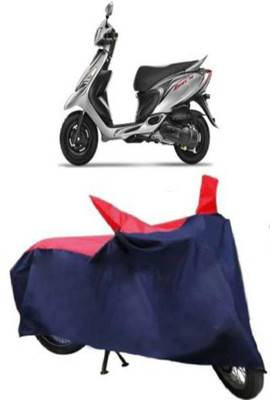 HMS Two Wheeler Cover for TVS(Zest, Red, Blue)