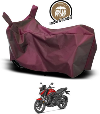 AASHTIK MART Two Wheeler Cover for Honda(X-Blade, Maroon)
