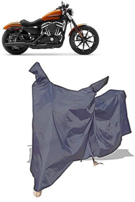 Amexride Two Wheeler Cover for Harley Davidson(Iron 883, Grey)