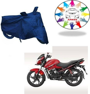 DeepShakshi AUTOMOTIVE Waterproof Two Wheeler Cover for Hero(Glamour, Blue)