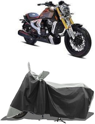 GROFATIK Two Wheeler Cover for TVS(Zeppelin, Grey)