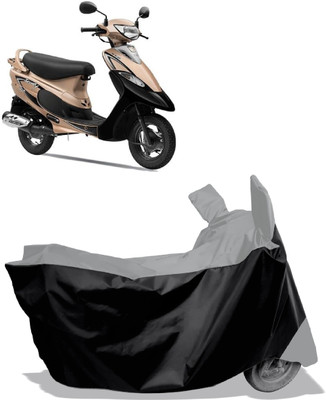 Amexride Two Wheeler Cover for TVS(Pep Plus BS6, Multicolor)