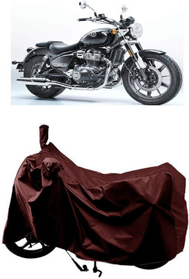 SUGASHRI Waterproof Two Wheeler Cover for Royal Enfield(Roadster 650, Maroon)